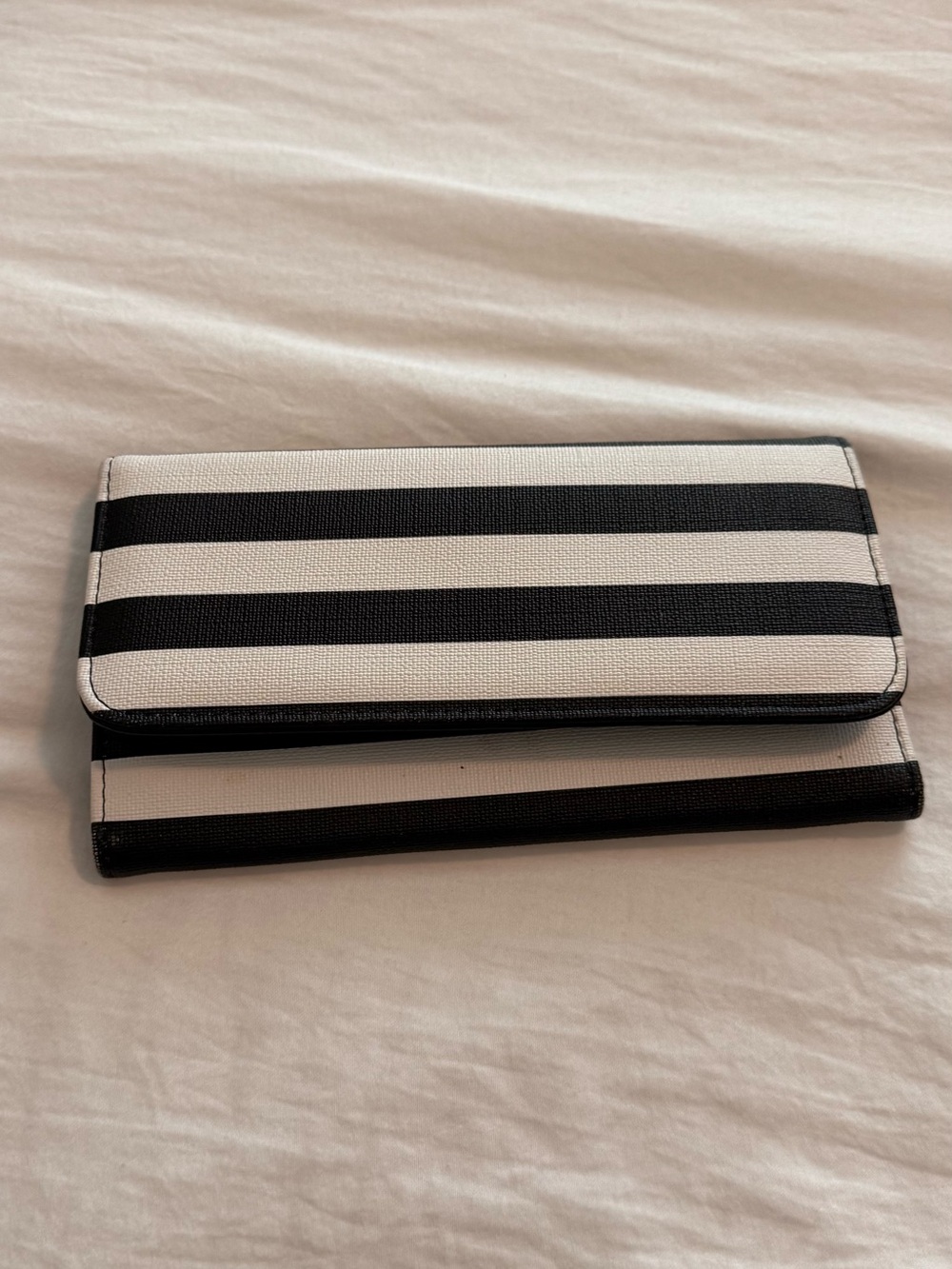 KUT from the Kloth Striped Black and White Women's Wallet Clutch